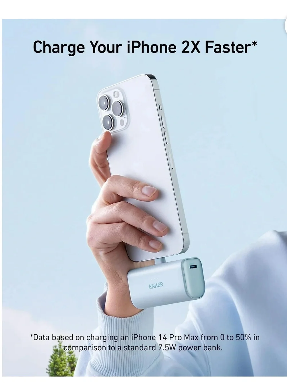 Anker Portable Charger with Built-in Lightning Connector NWT
